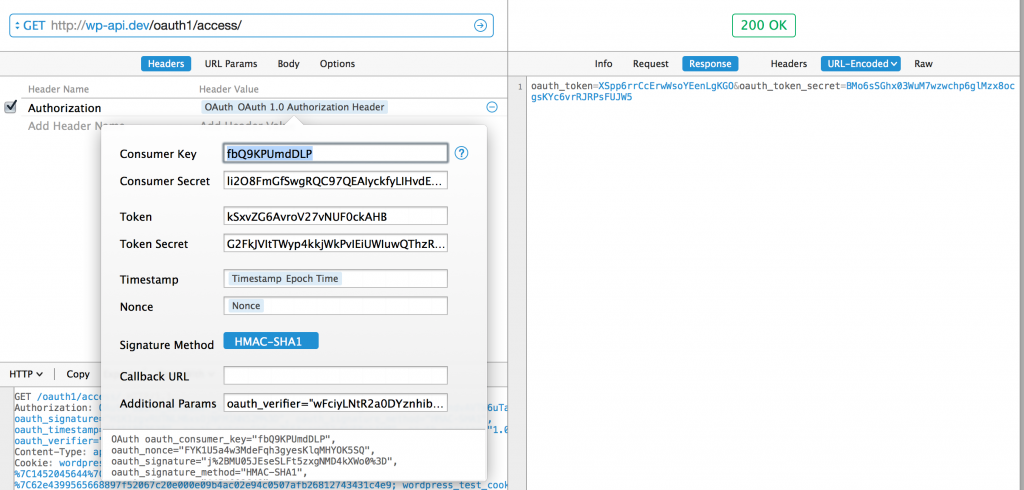 Add oauth_verifier and request /oauth1/access/ and get the new tokens.